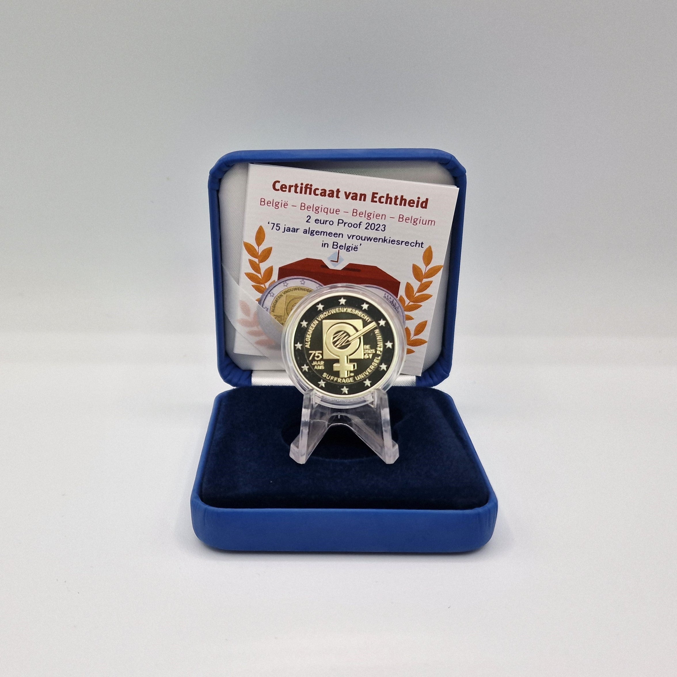 2023 Sufrágio Universal - 2€ Bélgica Proof